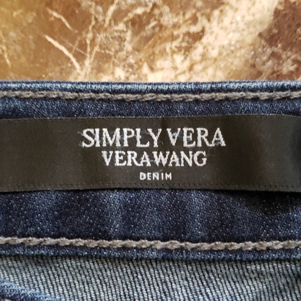 Simply Vera Wang slim skinny jeans